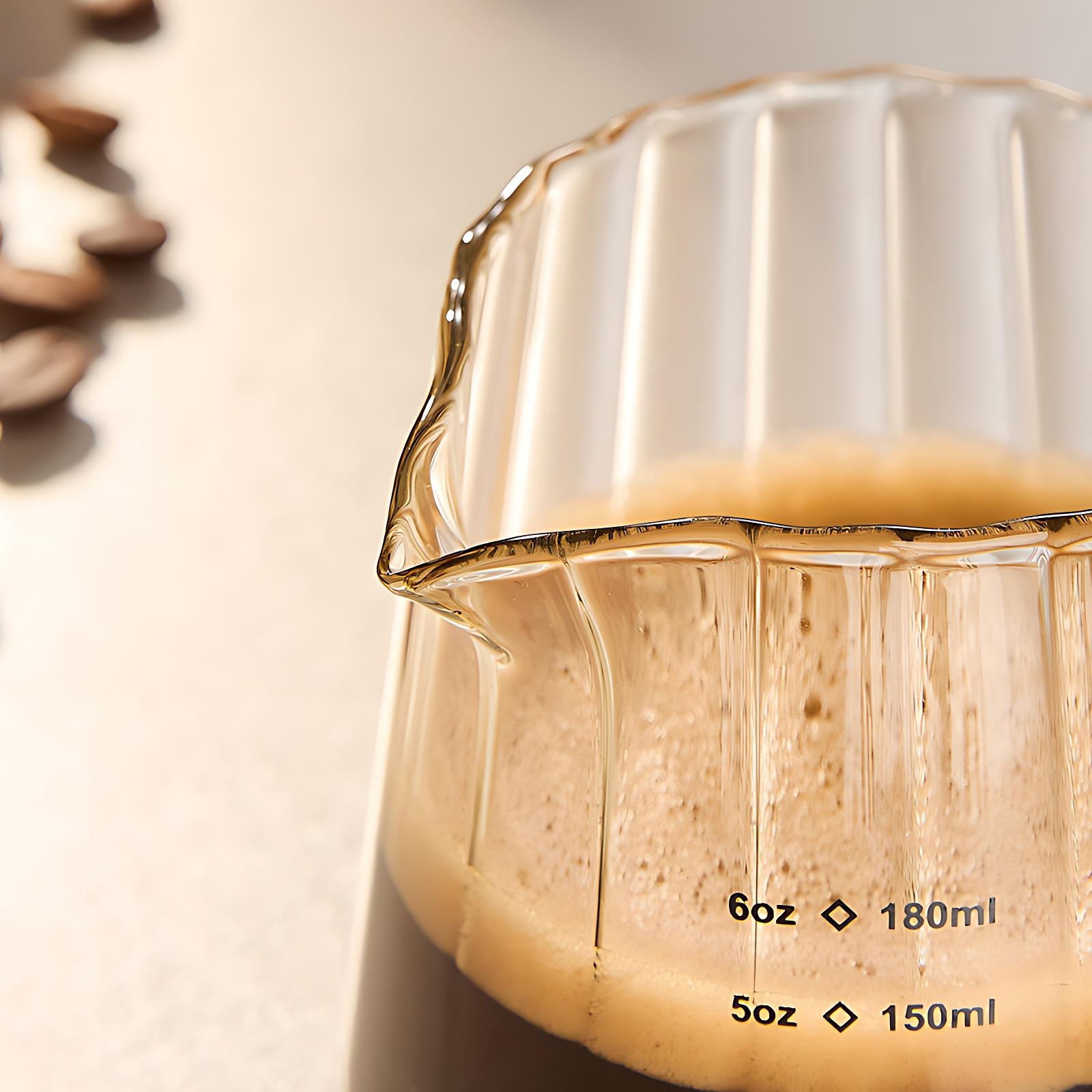 OANKR 6 oz Glass Measuring Cup - огляд і ціна Espresso Shot Glass