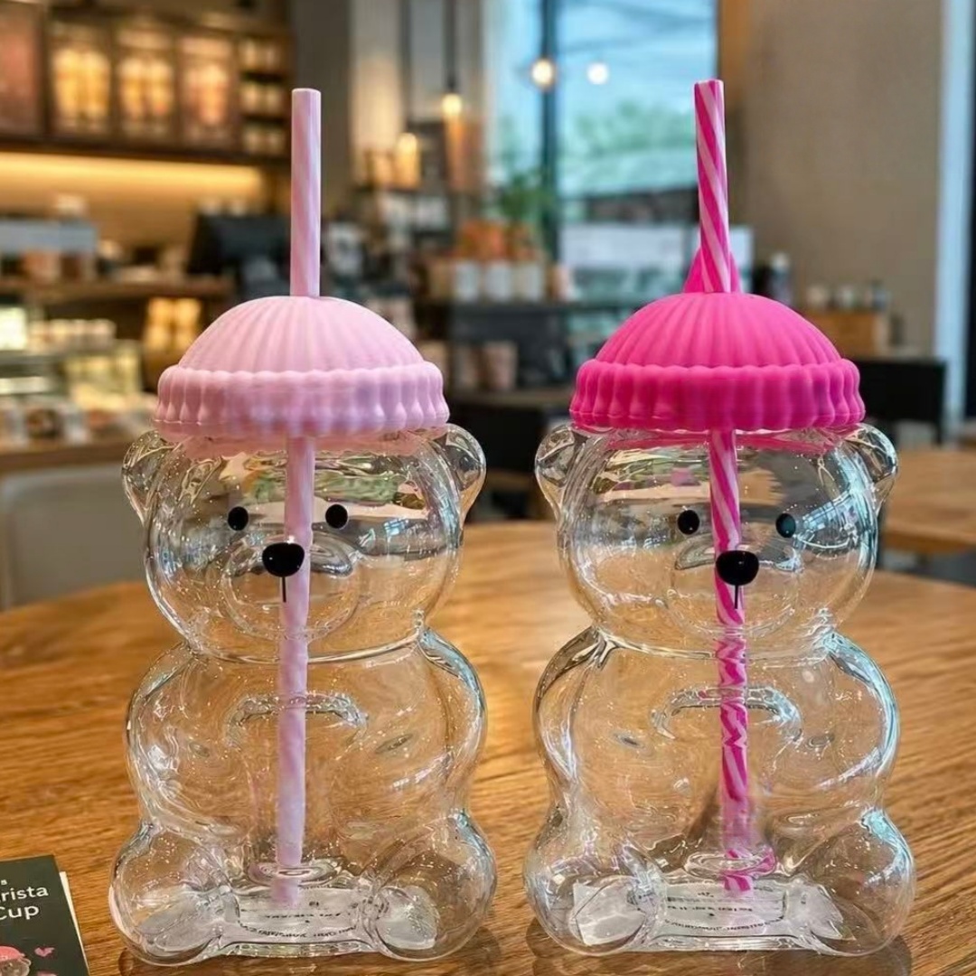 Bk Bear Shaped Glass Straw Cup - огляд і ціна Espresso Shot Glass