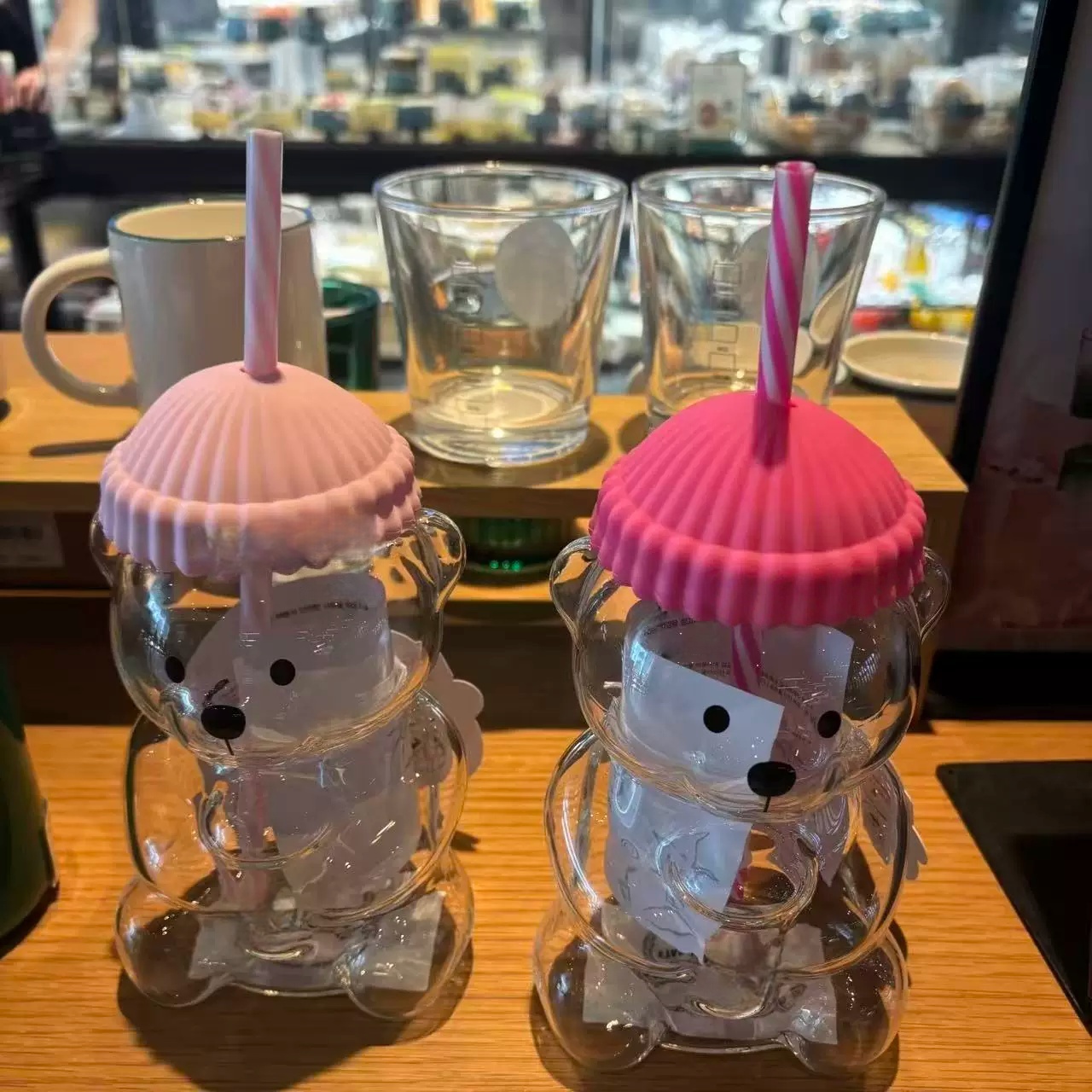 Bk Bear Shaped Glass Straw Cup - огляд і ціна Espresso Shot Glass
