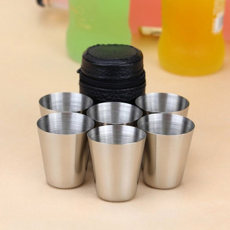 4/6Pcs Stainless Steel Cups Mi - огляд і ціна Espresso Shot Glass
