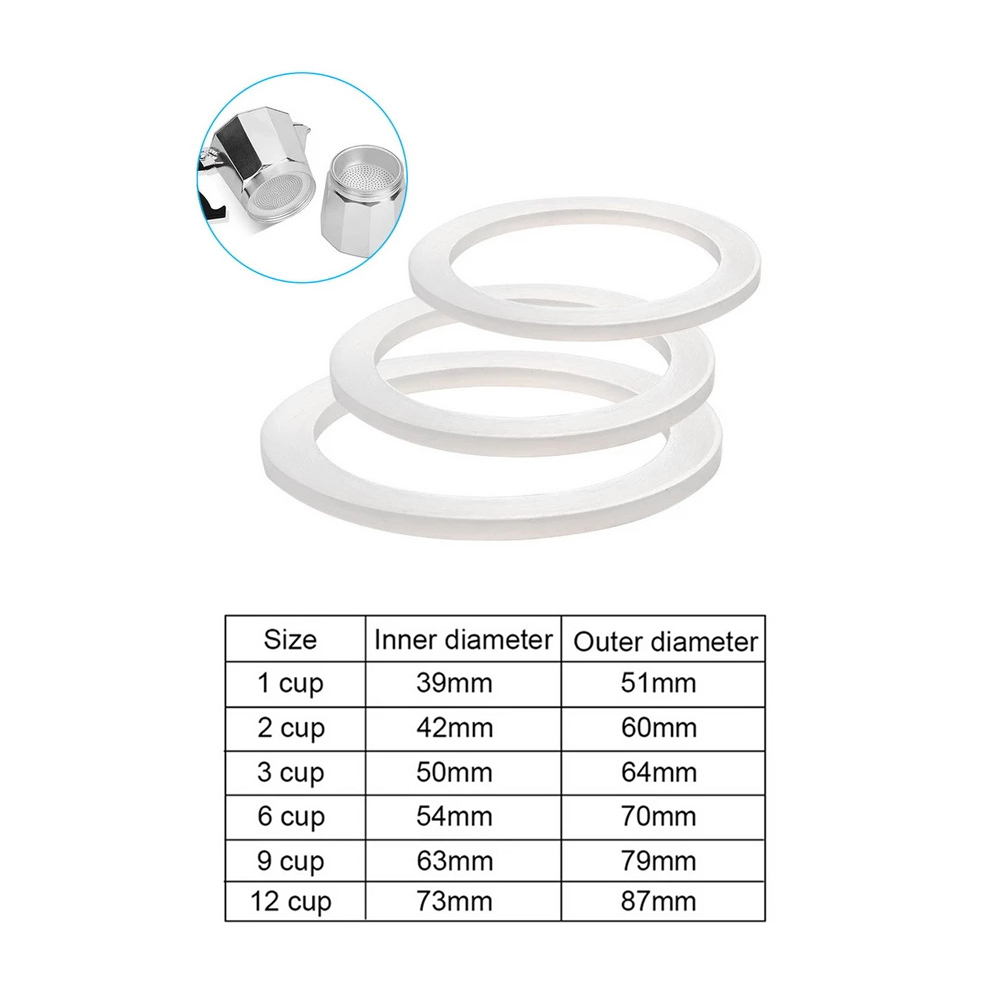 1pc Coffee Rubber Ring Bialett - огляд і ціна Hero Coffee Equipment
