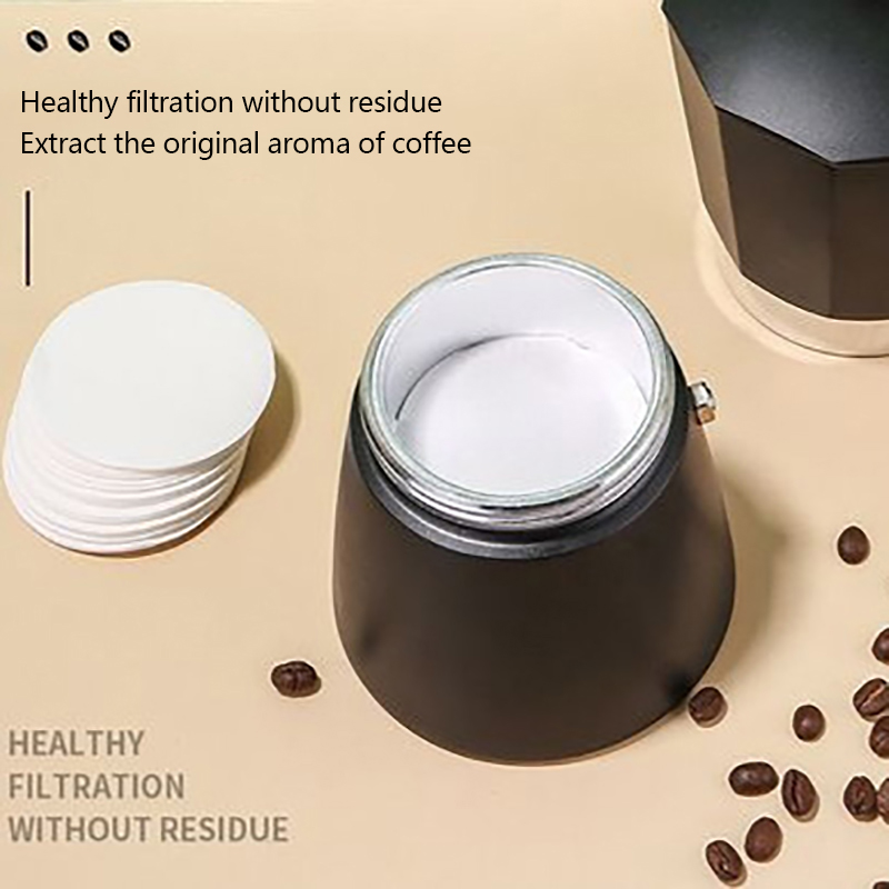 100Pcs Round Coffee Filter Pap - огляд і ціна Coffee Equipment For Sale
