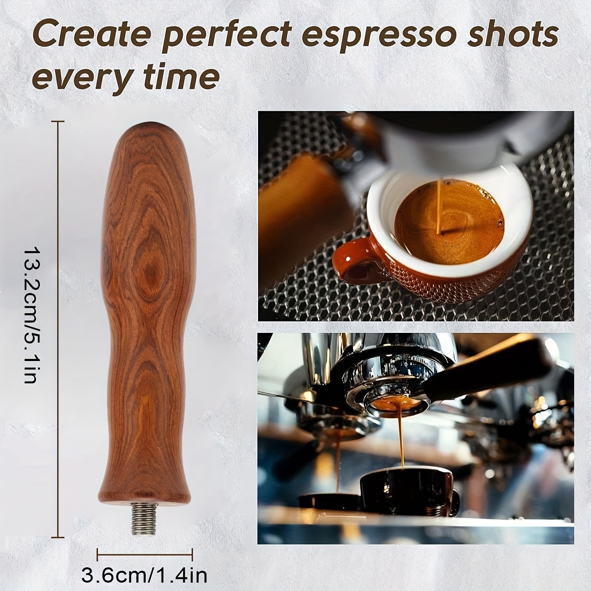 Coffee Portafilter Handle M10, - огляд і ціна Hero Coffee Equipment