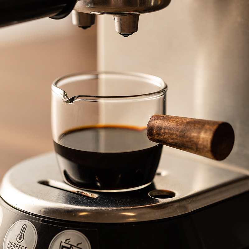 50-250ml Wood Handle Glass Esp - огляд і ціна Espresso Shot Glass